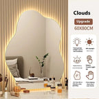 Irregular LED Accent Wall Mirror