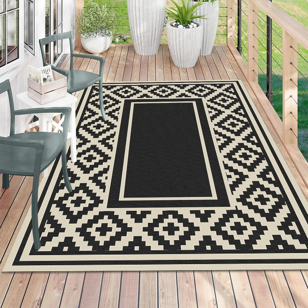 Reversible Woven Patio Rug