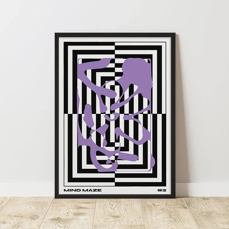 Vintage Classic Abstract Canvas Wall Art