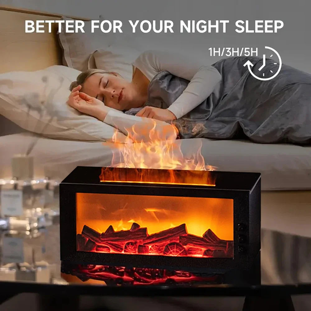 300ml Remote-Control Fireplace Diffuser