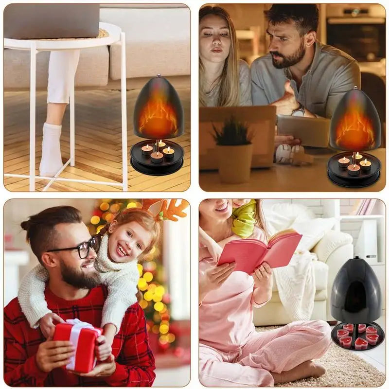 Tea Light Candle Heater Metal Tea Light Stove And Oven Large Space