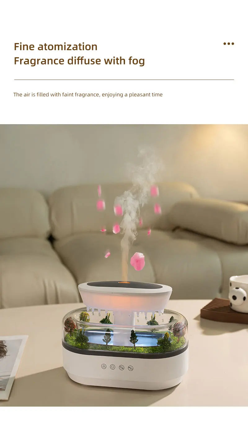 White-Noise Rain Cloud Humidifier