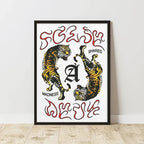 Vintage Classic Abstract Canvas Wall Art