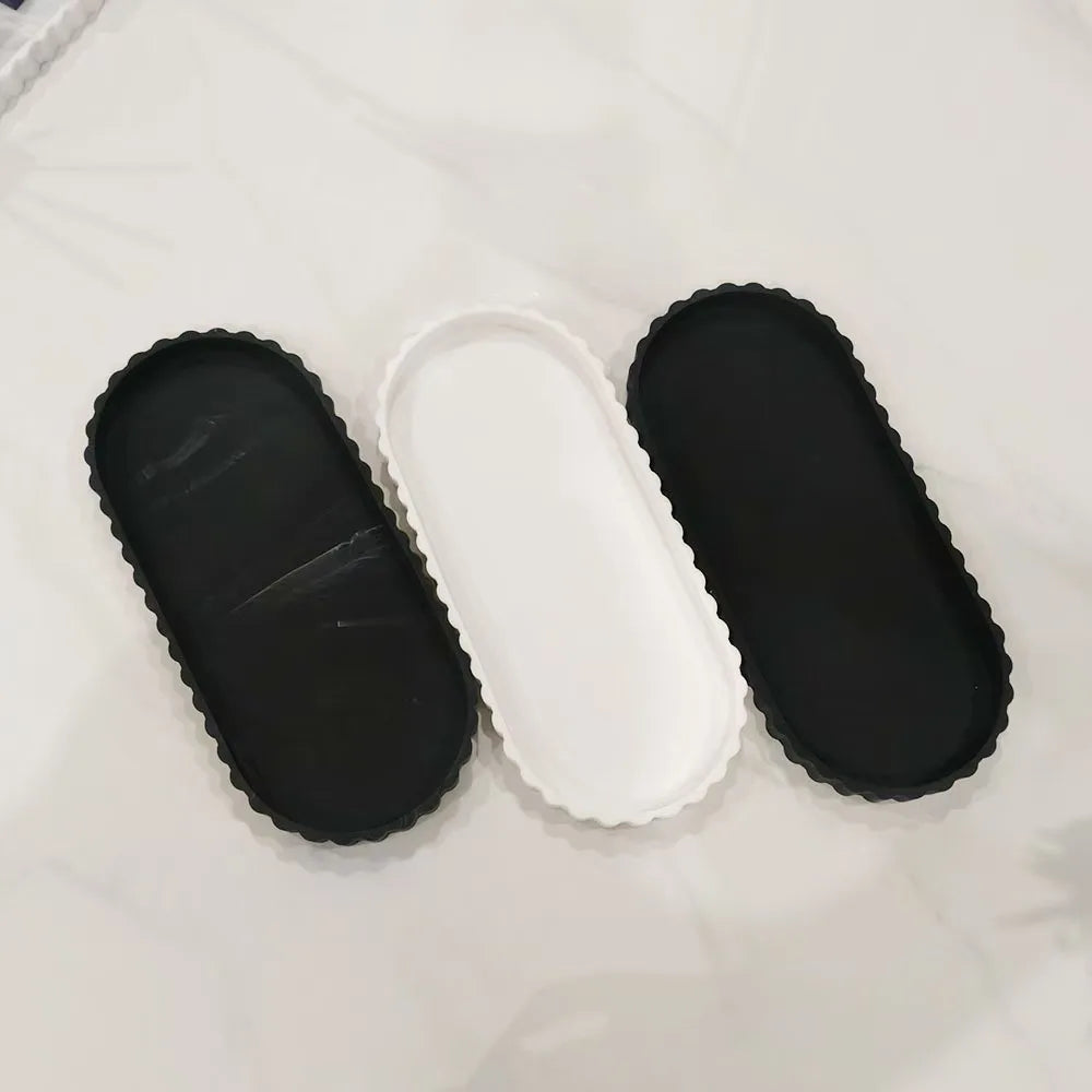 Wave-Edge Silicone Candle & Storage Tray