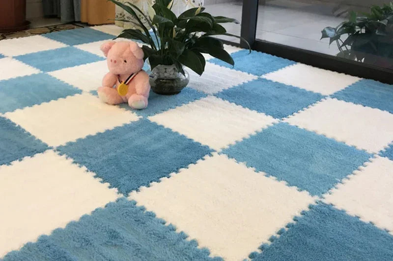 Interlocking Plush Kids Play Mat