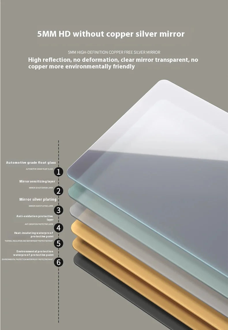Irregular LED Accent Wall Mirror