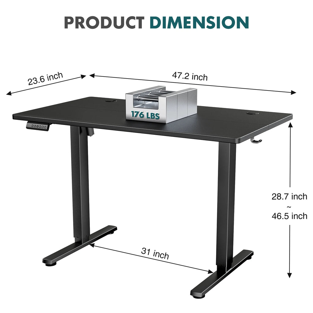 Electric Adjustable Home Office Desk
