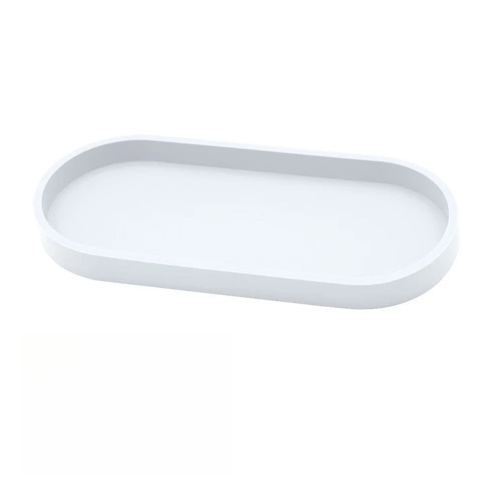 Silicone Wave-Edge Vanity Tray