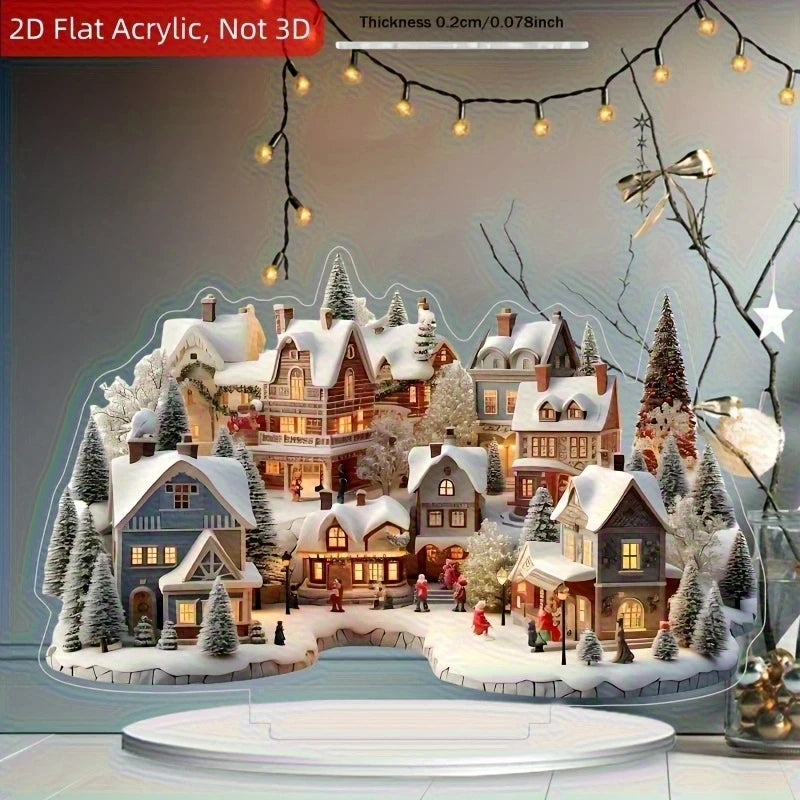 Winter Wonderland Christmas Village Display