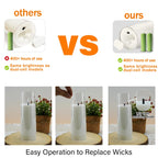 Flameless Acrylic LED Candles