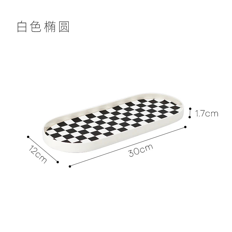 Checkerboard Desktop Valet Tray