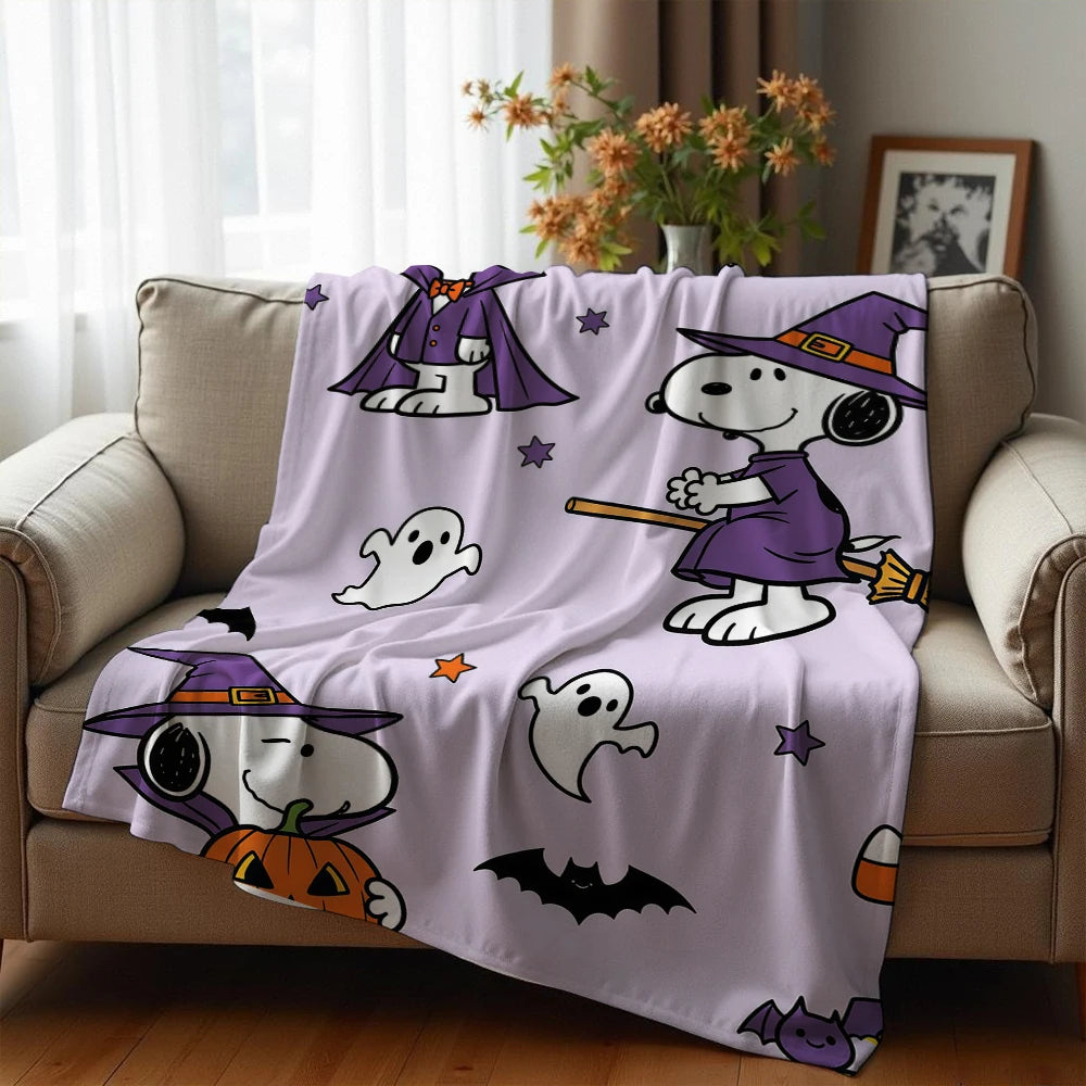 Halloween Sherpa Throw Blanket