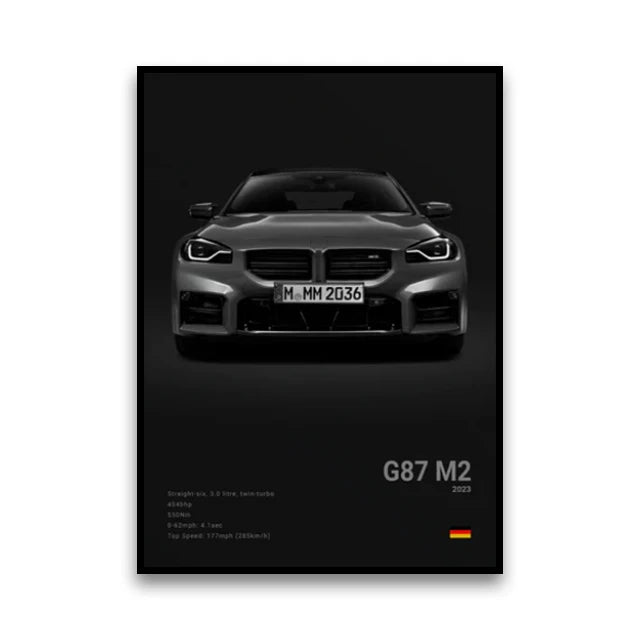 Classic Performance Car Canvas Print