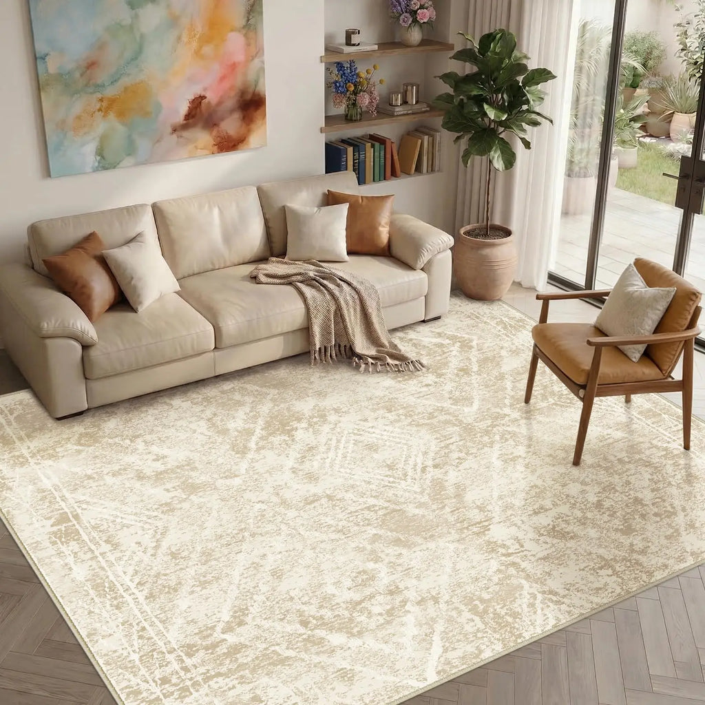 Southwestern Washable Area Rug