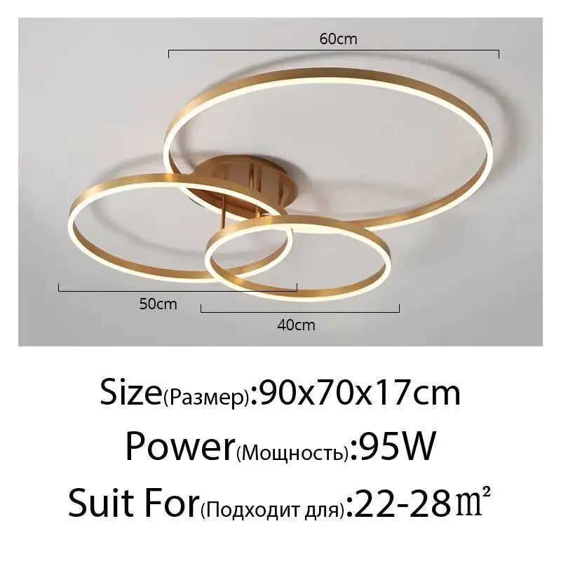 Circle LED Chandelier