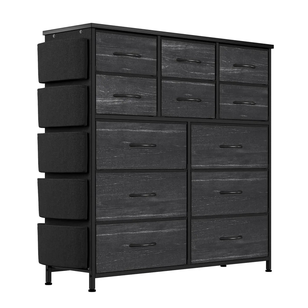 12-Drawer Fabric Storage Dresser