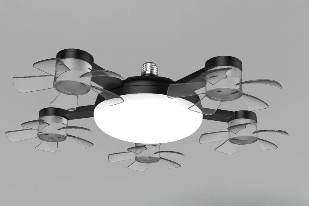 Motion-Sensor LED Ceiling Fan with Light