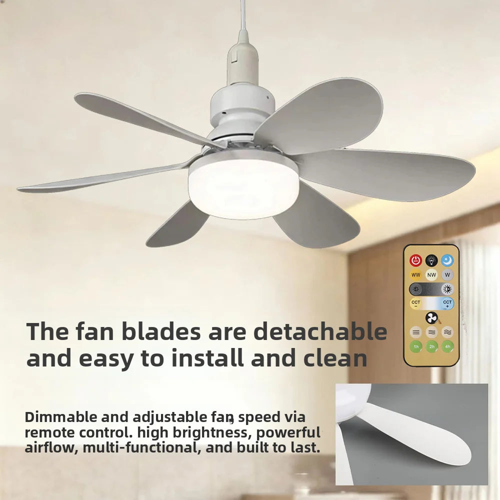 E27 Dimmable Ceiling Fan Light