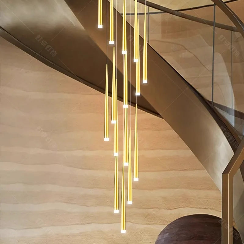 Modern Staircase LED Chandelier