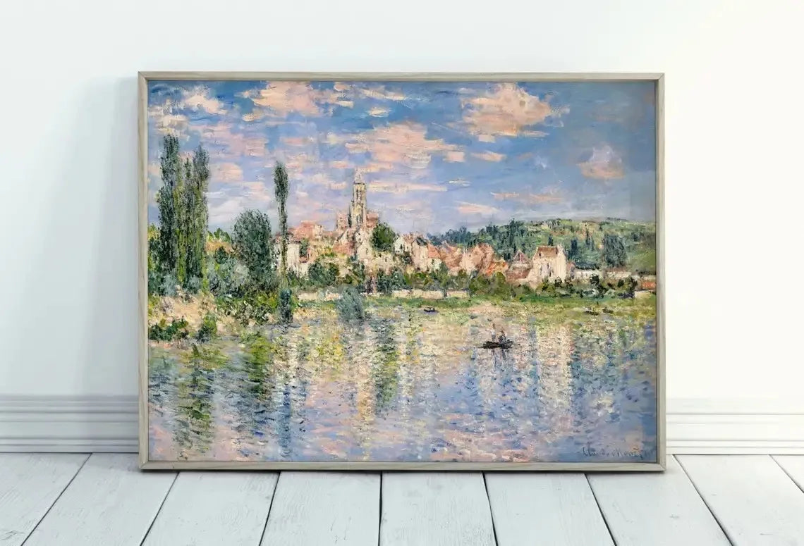 Impressionist Garden Landscape Canvas Print