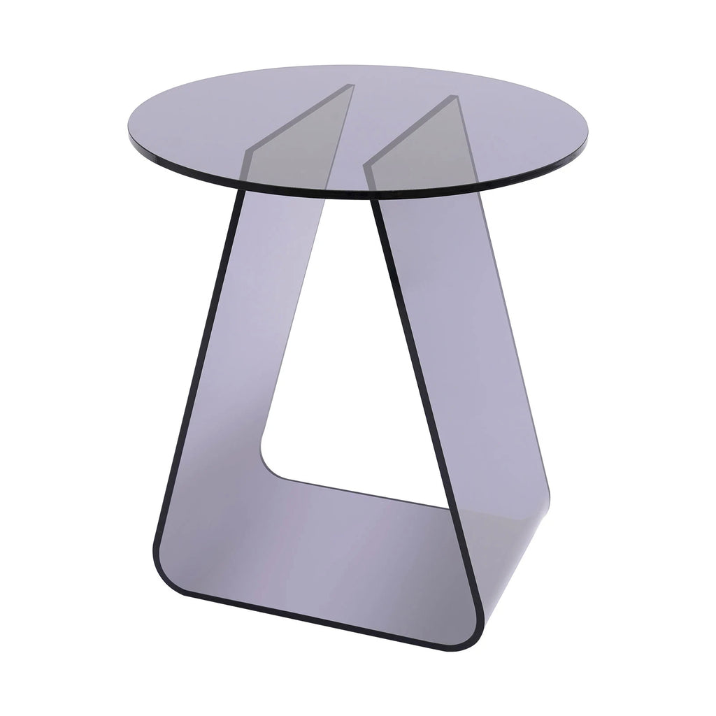 Clear Acrylic Round Side Table
