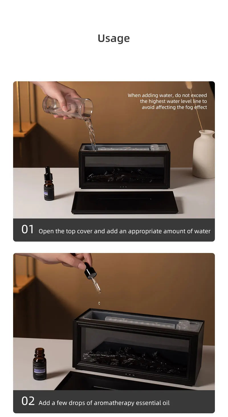 Fireplace Flame Aroma Diffuser