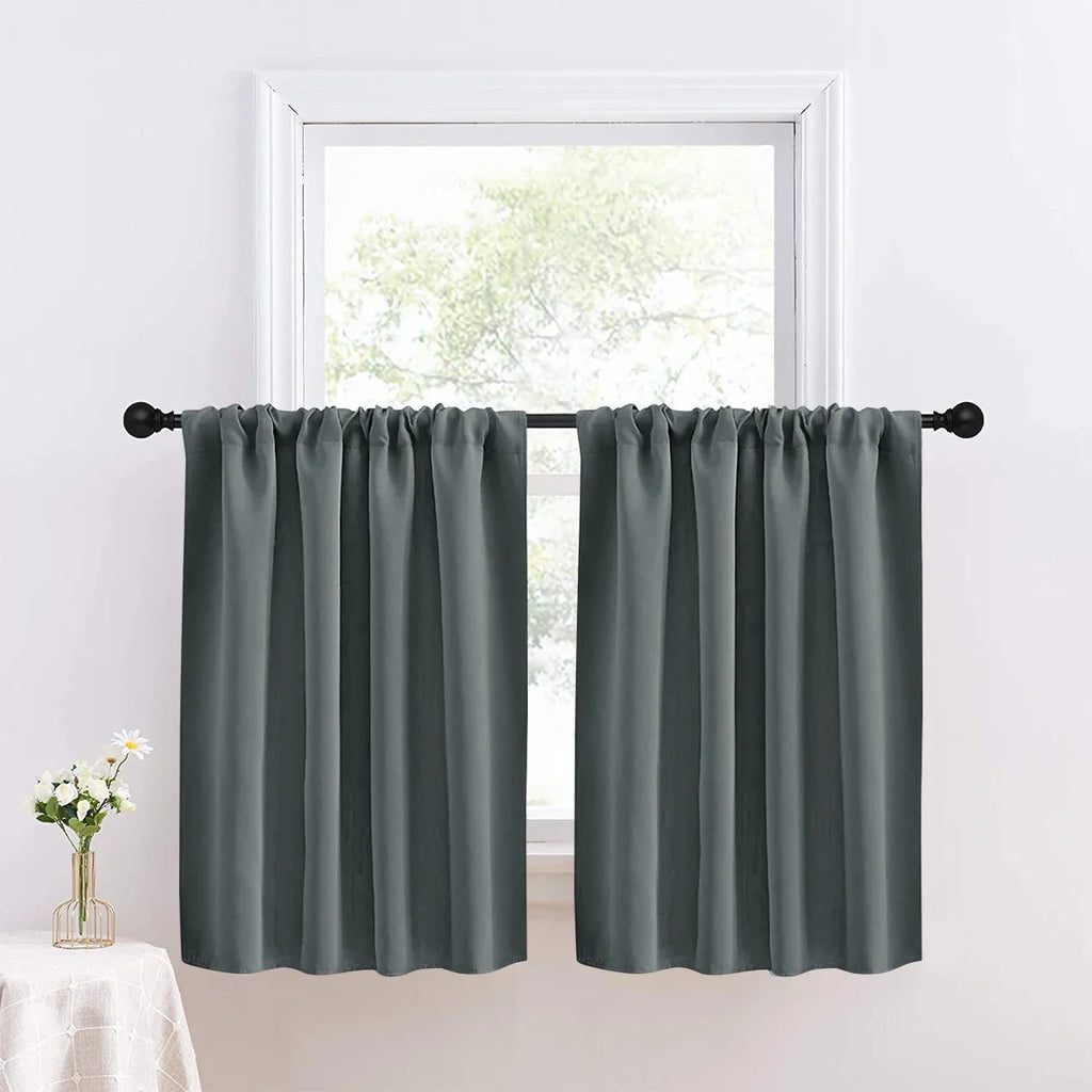 Short Blackout Kitchen & Bathroom Curtain