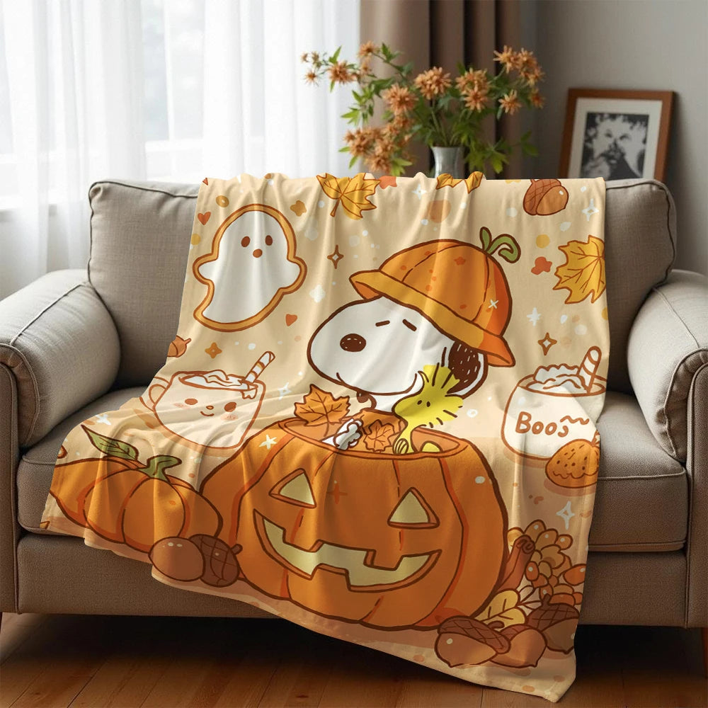 Halloween Sherpa Throw Blanket