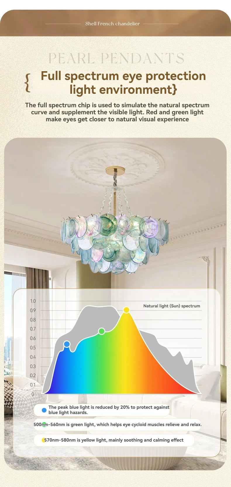 Murano-Style Blue Luxury Glass Chandelier