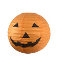 5-Piece Hanging Pumpkin Paper Lantern Set