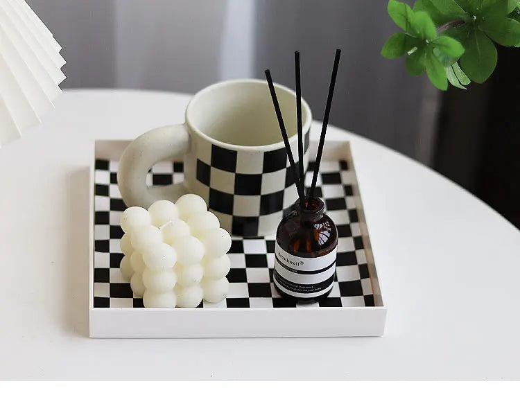 Checkerboard Desktop Valet Tray