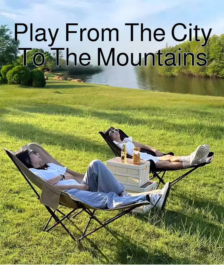 Folding Recliner Chair with Leg Rest