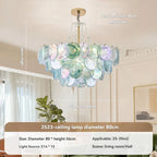 Blue Murano Glass Pendant Chandelier