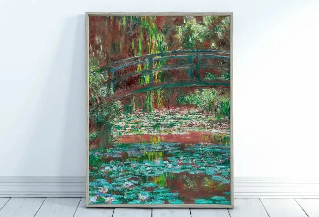 Impressionist Garden Landscape Canvas Print