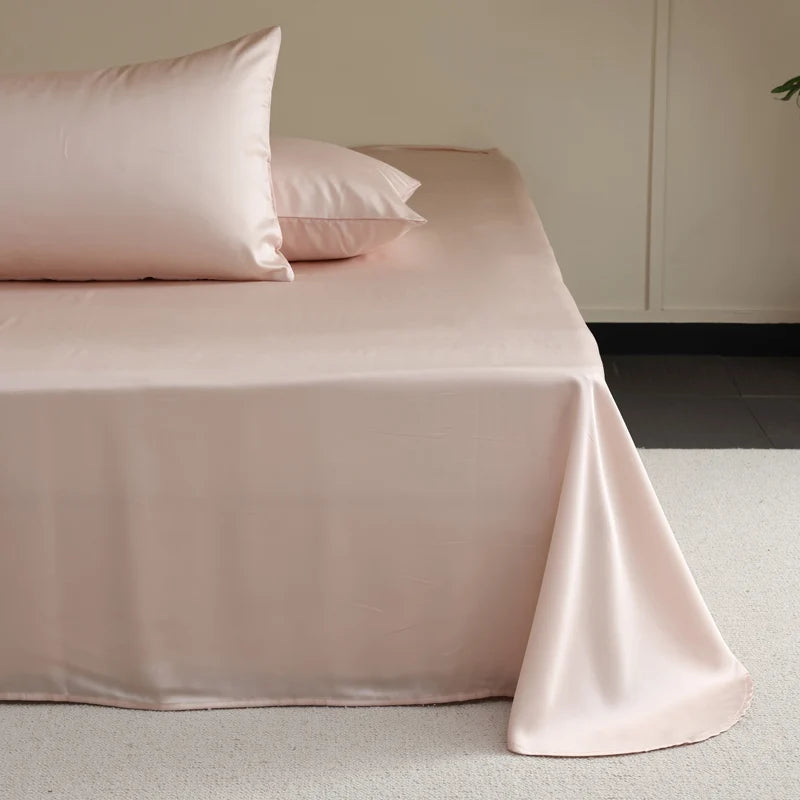 100% Silk Bed Sheet Set Luxury Mulberry Silk Bedding Sets Twin Full Double Queen King Size Fitted Sheet Flat Sheet Pillowcase