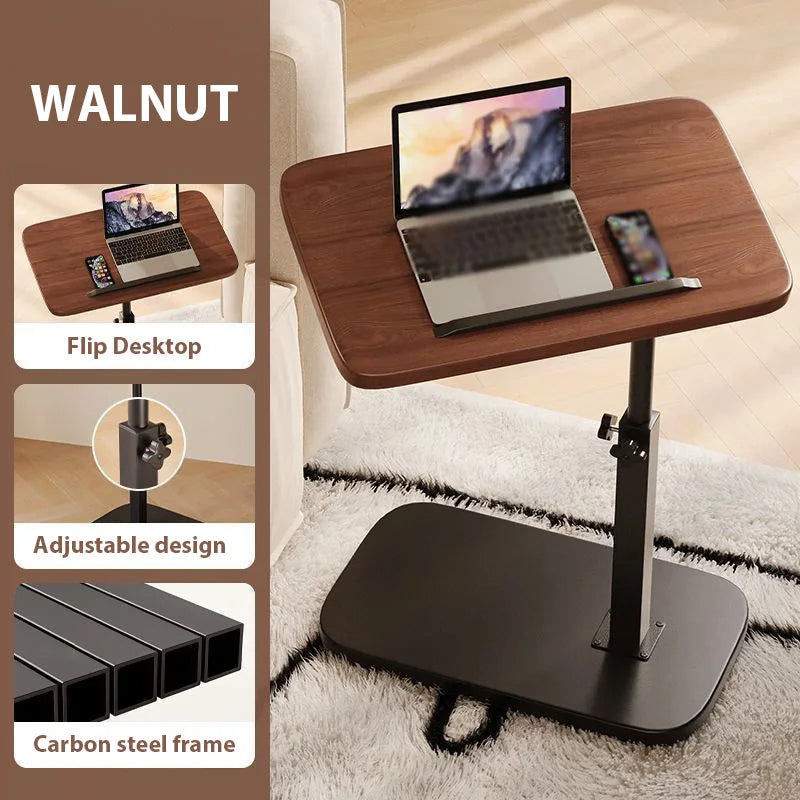 Adjustable C-Shaped Sofa Table