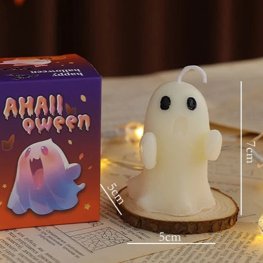 Halloween Ghost Candle Atmosphere Home Modeling Wax Set Ghost Premium Gifts Aromatherapy Home Decoration Gifts