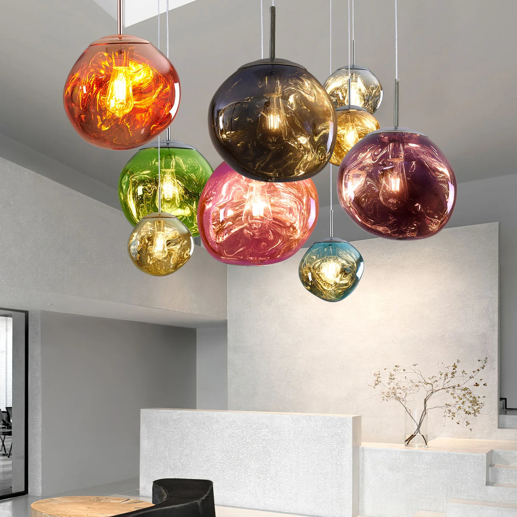 Lava Glass Pendant Light