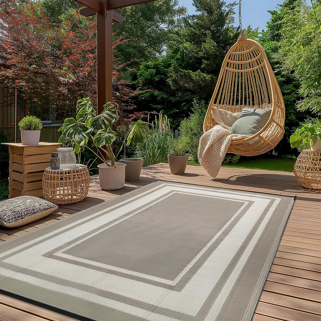 Reversible Woven Patio Rug