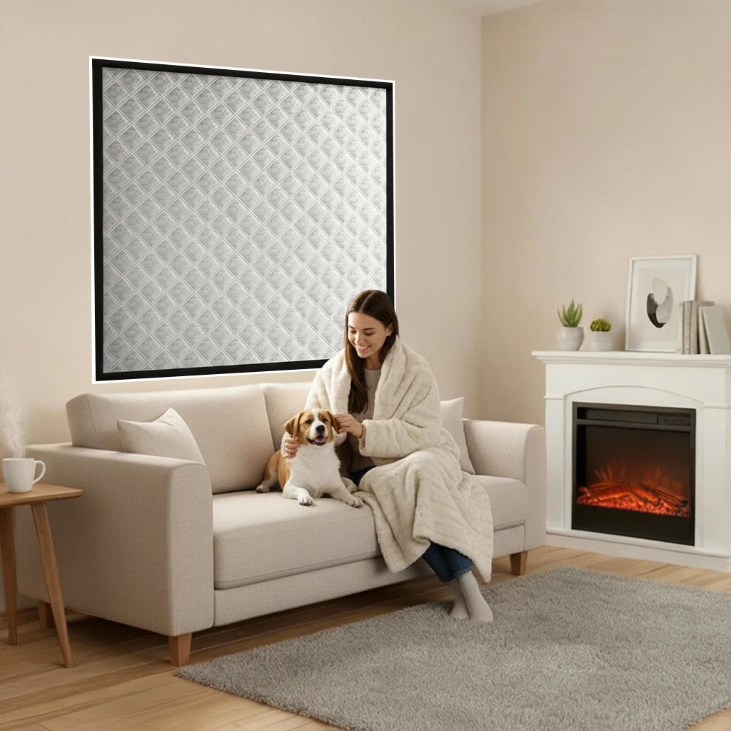 Winter Thick Blackout Curtains – Insulated Room-Darkening, Noise-Reducing & Energy-Saving Panels for Bedroom and Living Room