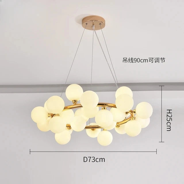 Glass LED Chandelier