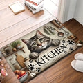 Kitten-Themed Easy-Clean Door Mat