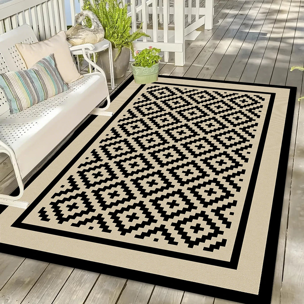 Reversible Woven Patio Rug