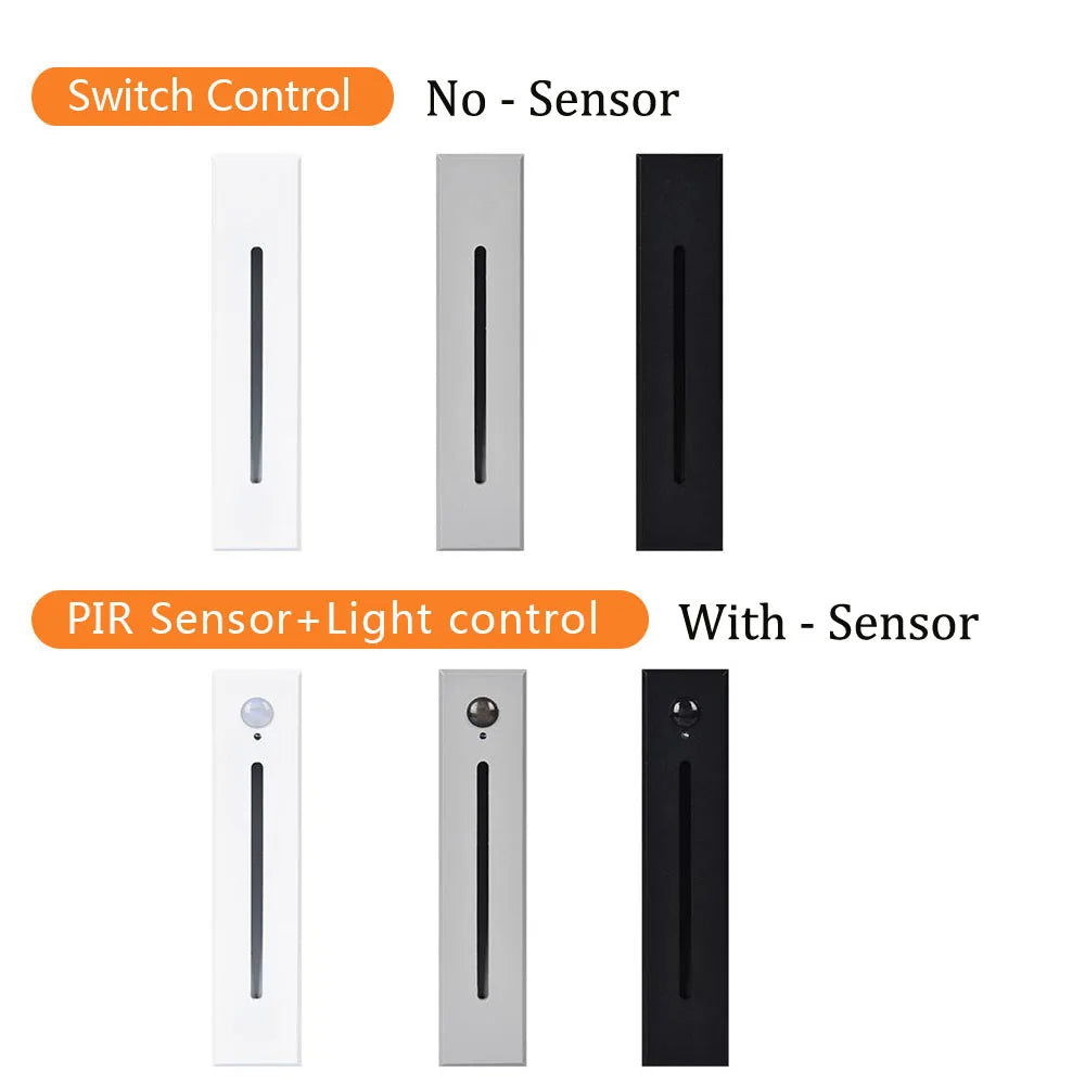 Night Motion-Sensor LED Wall Light