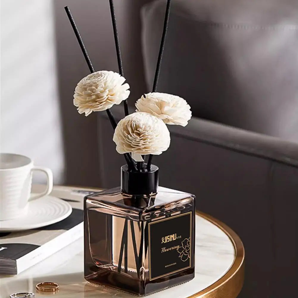 Reed Diffuser Set For Bathroom Air Fresheners,Jasmine Scented Oil Diffuser With Sticks,Aromatherapy Oil Reed Diffuser Home Decor