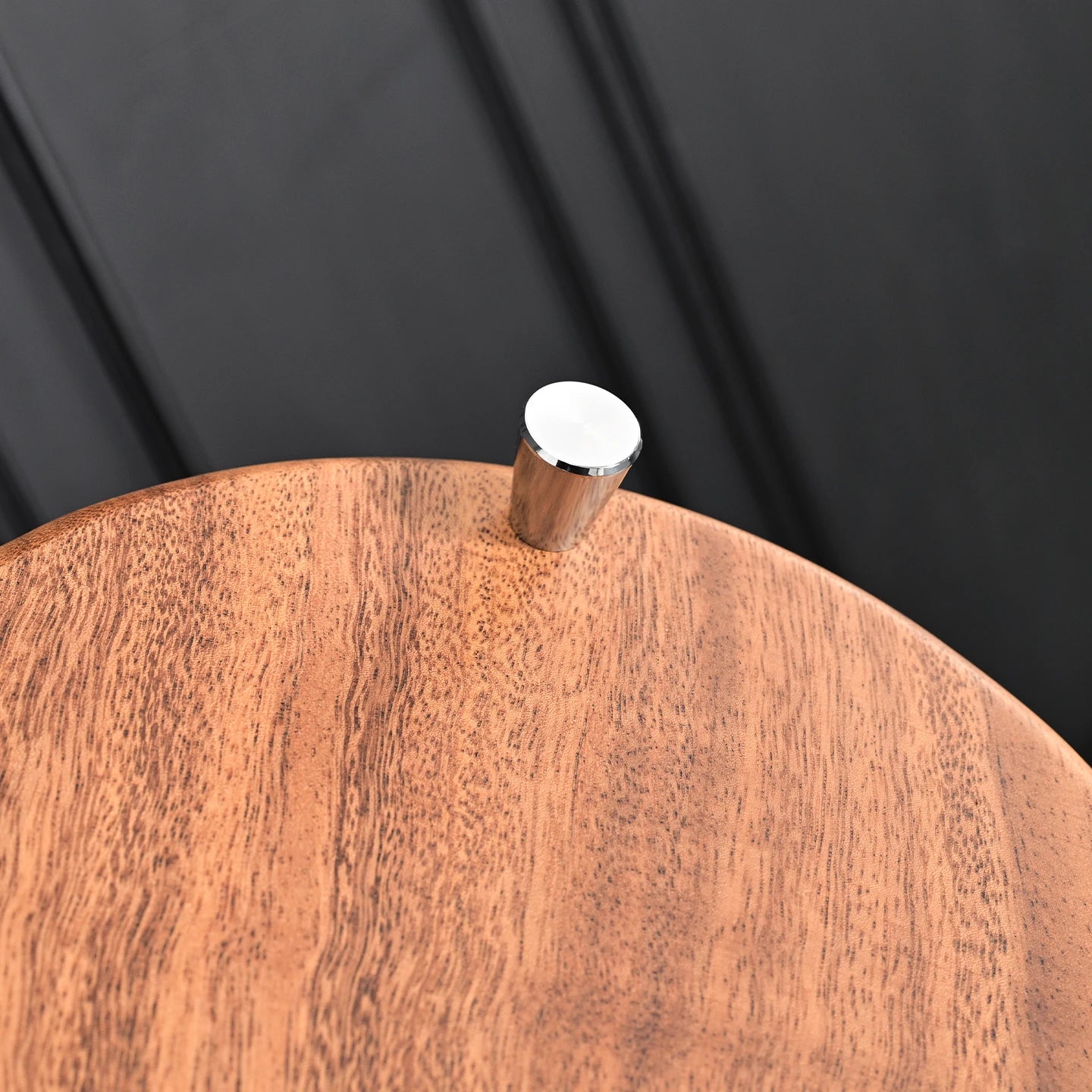 Round Wooden Serving & Display Tray