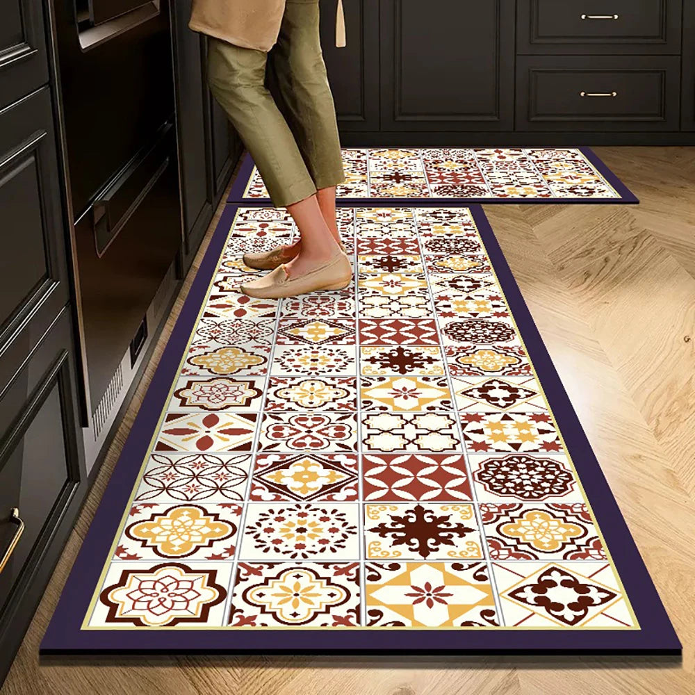 Crystal-Velvet Absorbent Kitchen Runner