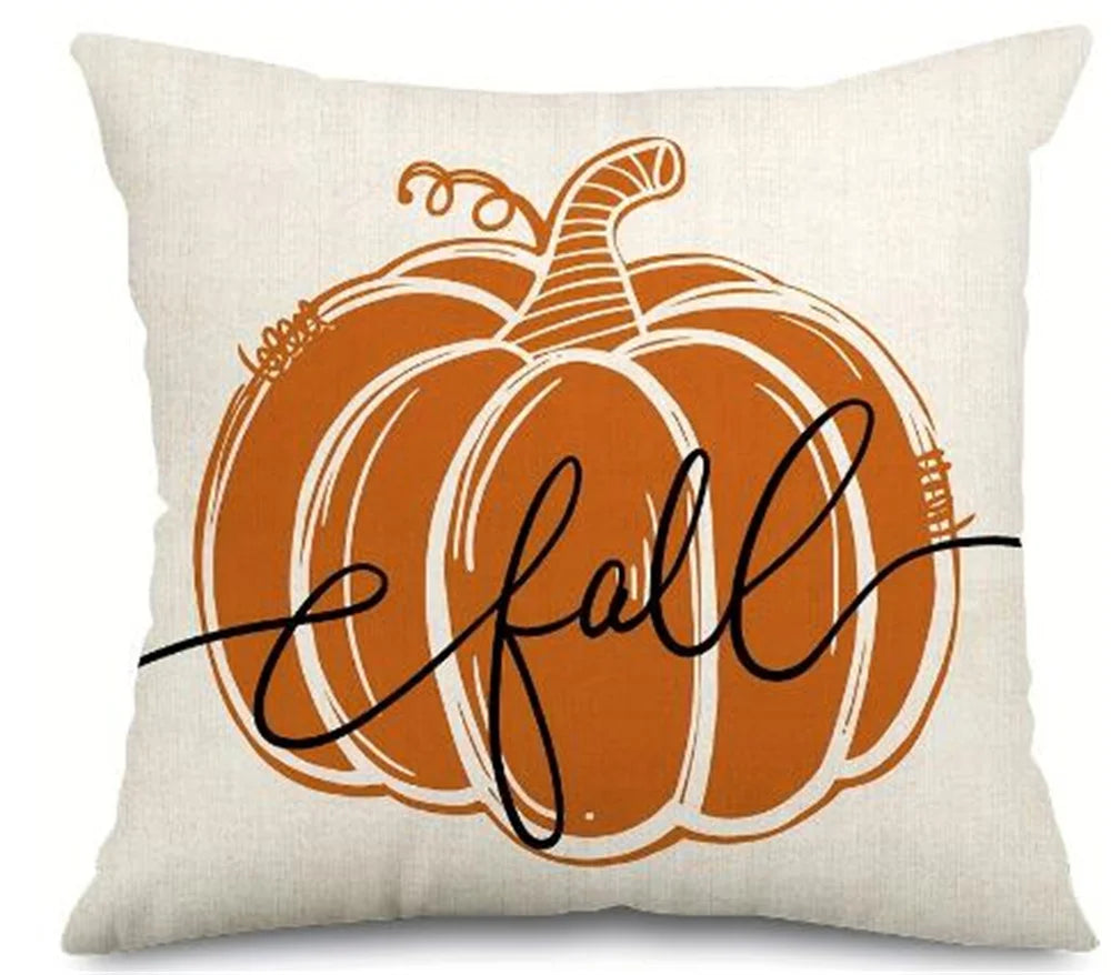 Vintage Pumpkin Fall Pillow Covers