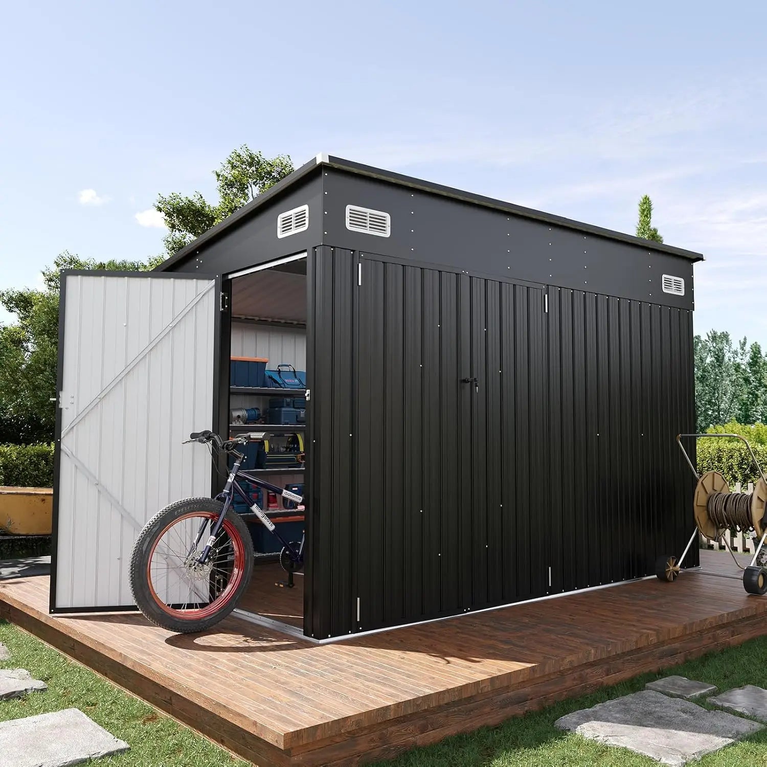 Outdoor Metal Storage Shed