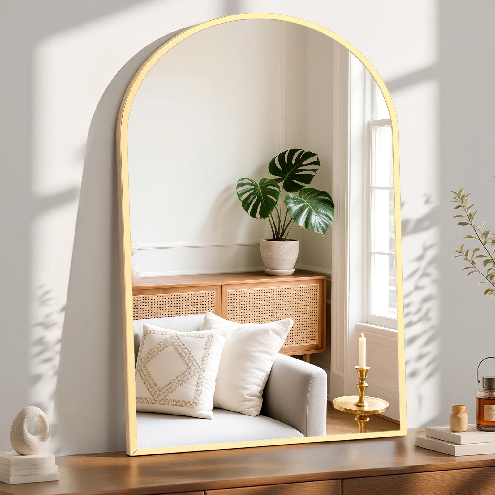 Arched Bathroom Wall Mirror — WESTMERE
